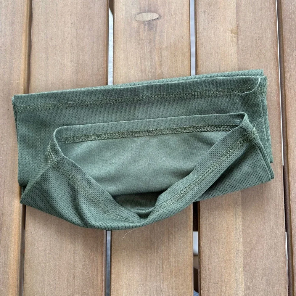 Olive Green Mesh Neck Gaiter Face Mask Tactical Sporty Outdoor One Size